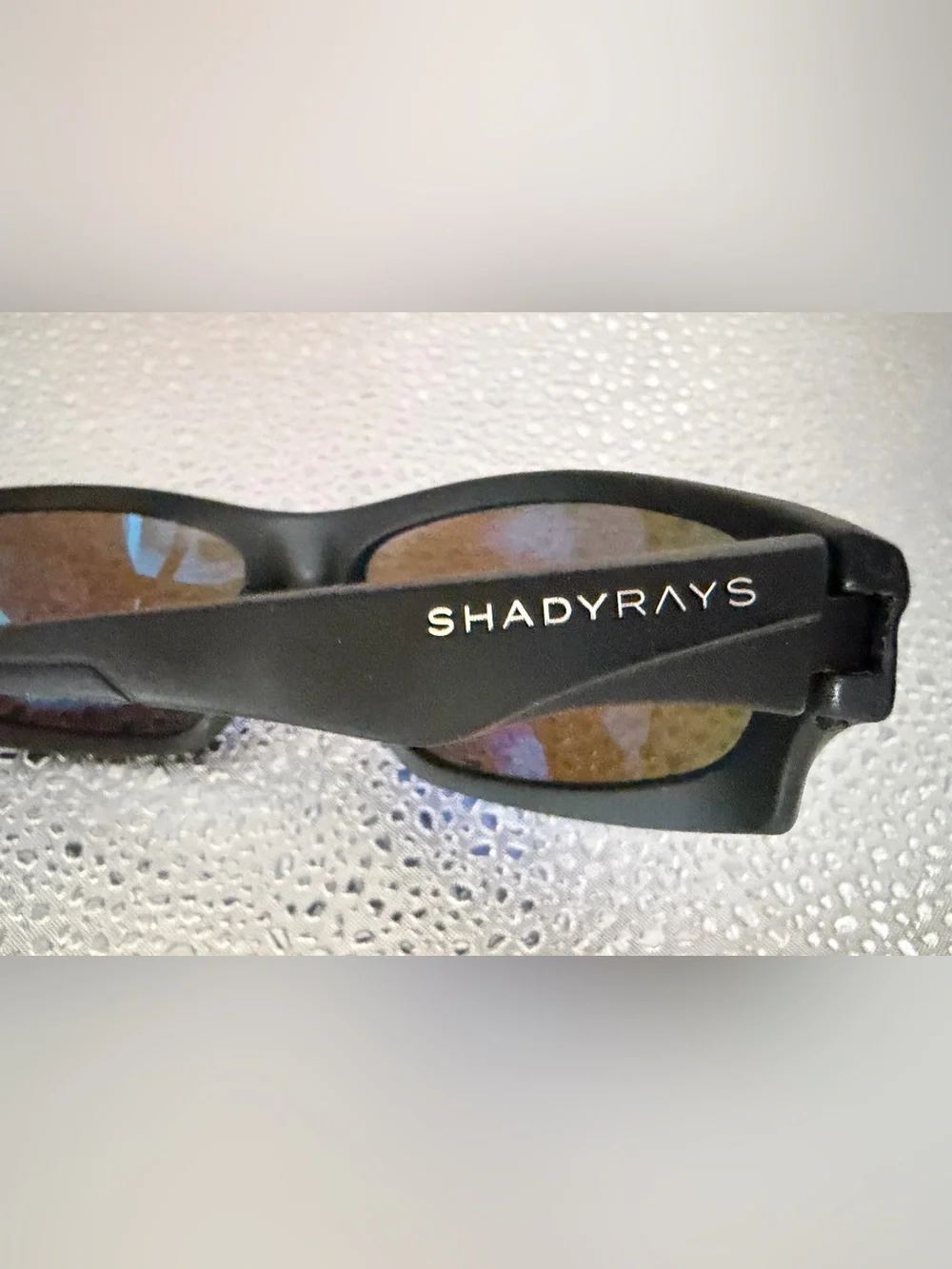 Shady Rays Men’s Sunglasses  X Series Black/Glacier Polarized With Case